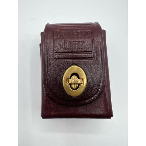 Vintage Leather Optik Magnifying Glass‎ Holder Fitted To Your Belt - Picture 1 of 5